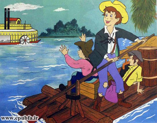 آنها از به هم بستن چوبها قایق کوچکی ساخته بودند